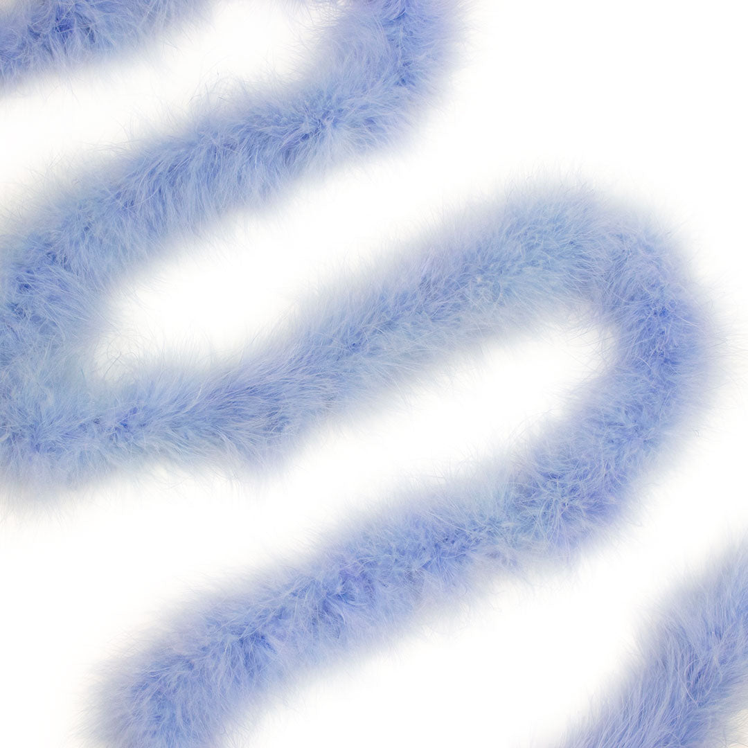 Marabou Boas Solid Colors - Sky Blue - 2.5’’ X 2YRDS - Feathers