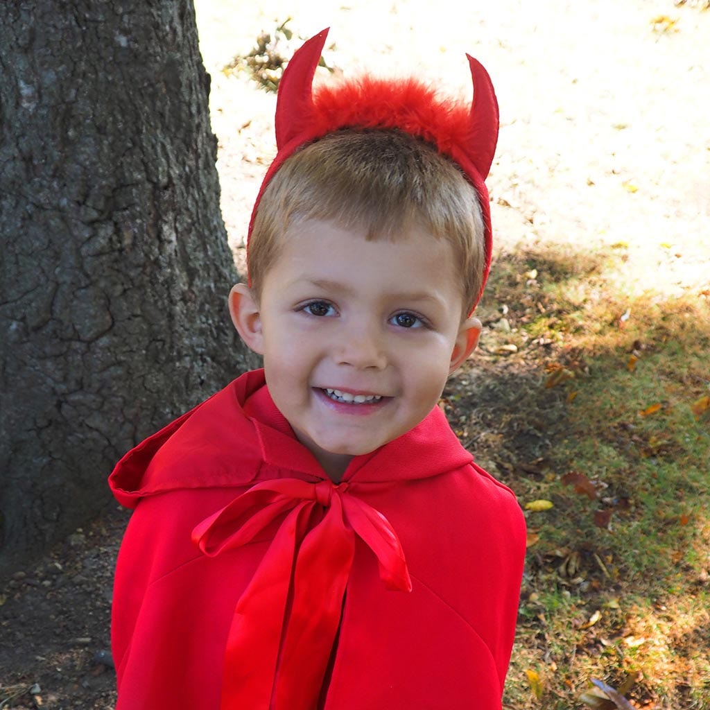 Marabou Devil Horns Headband - Feathers