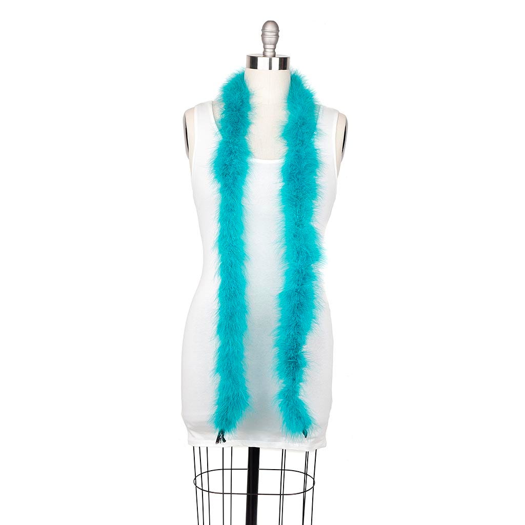 Marabou Feather Boa - Mediumweight - Dark Aqua - Marabou Boa