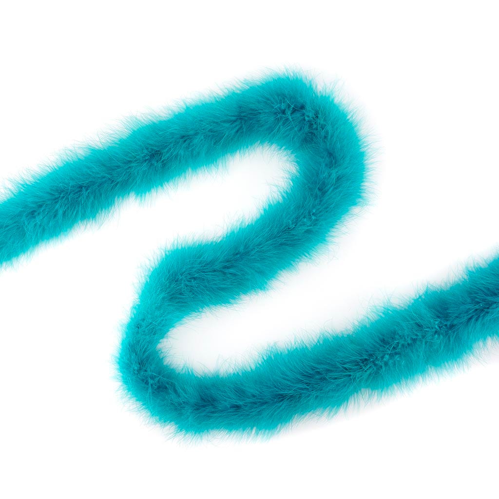 Marabou Feather Boa - Mediumweight - Dark Aqua - Marabou Boa