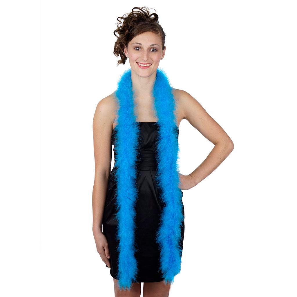 Marabou Feather Boa - Mediumweight - Dark Turquoise - Marabou Boa