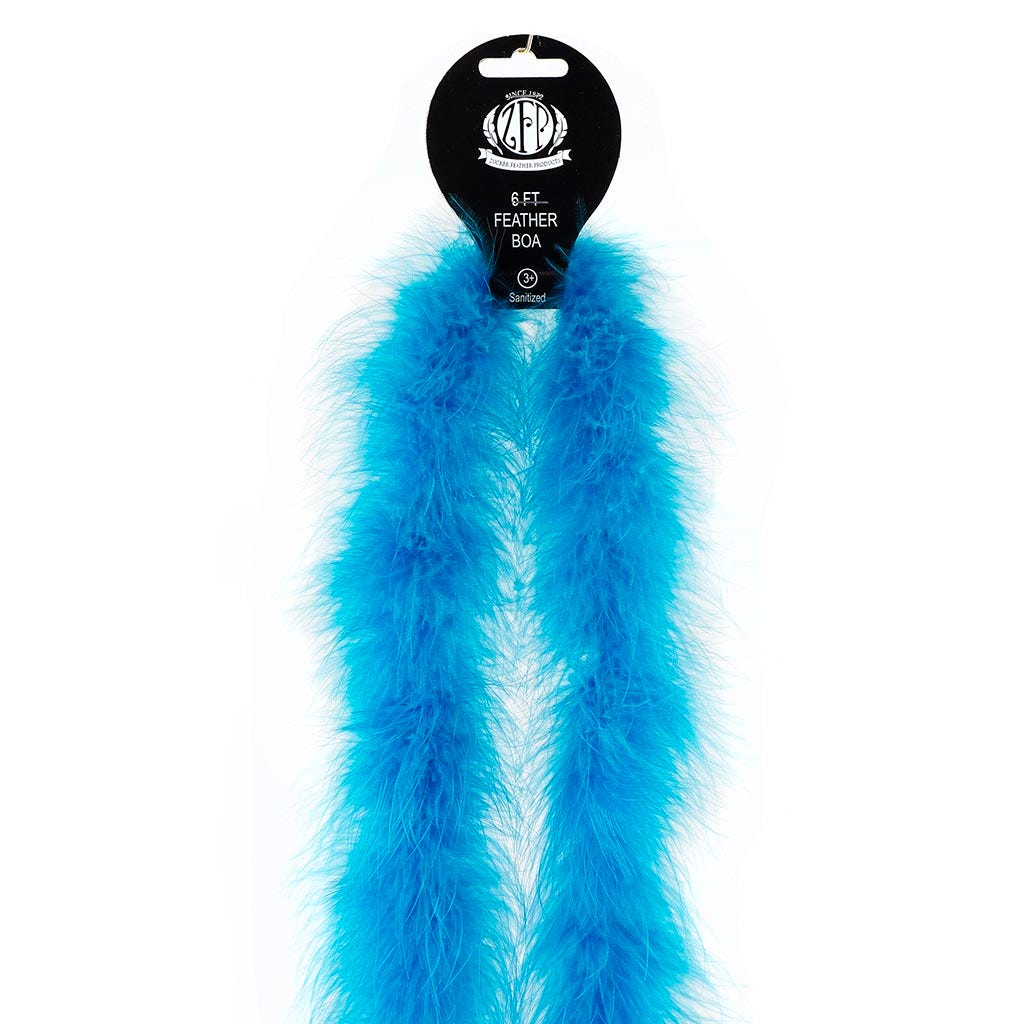 Marabou Feather Boa - Mediumweight - Dark Turquoise - Marabou Boa