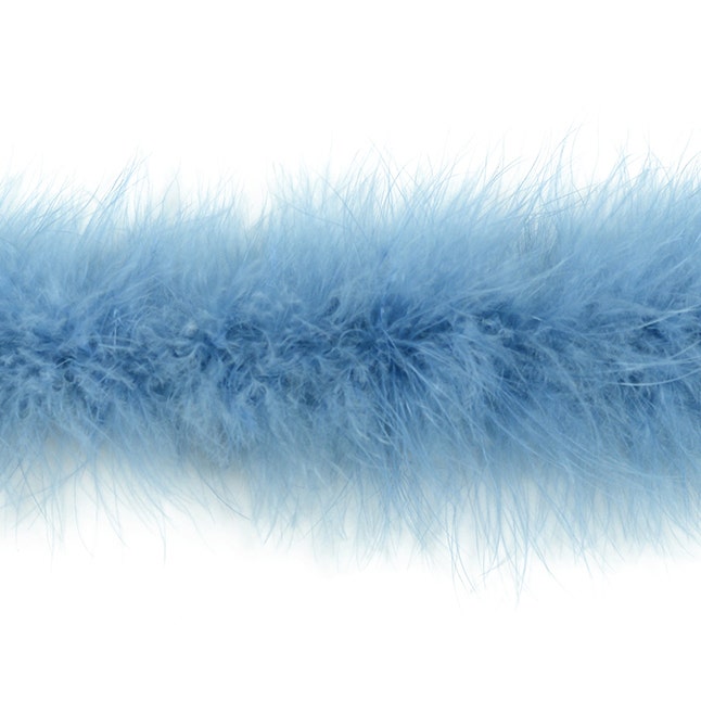 Marabou Feather Boa - Mediumweight - Dusty Blue - Marabou Boa