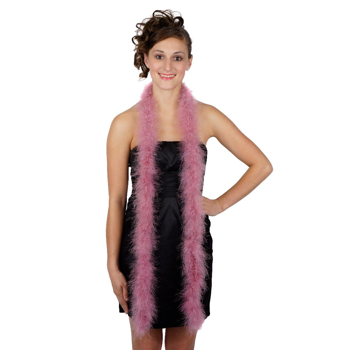 Marabou Feather Boa - Mediumweight - Dusty Rose - Marabou Boa