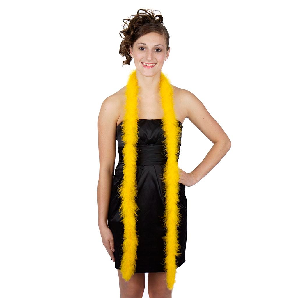 Marabou Feather Boa - Mediumweight - Gold - Marabou Boa