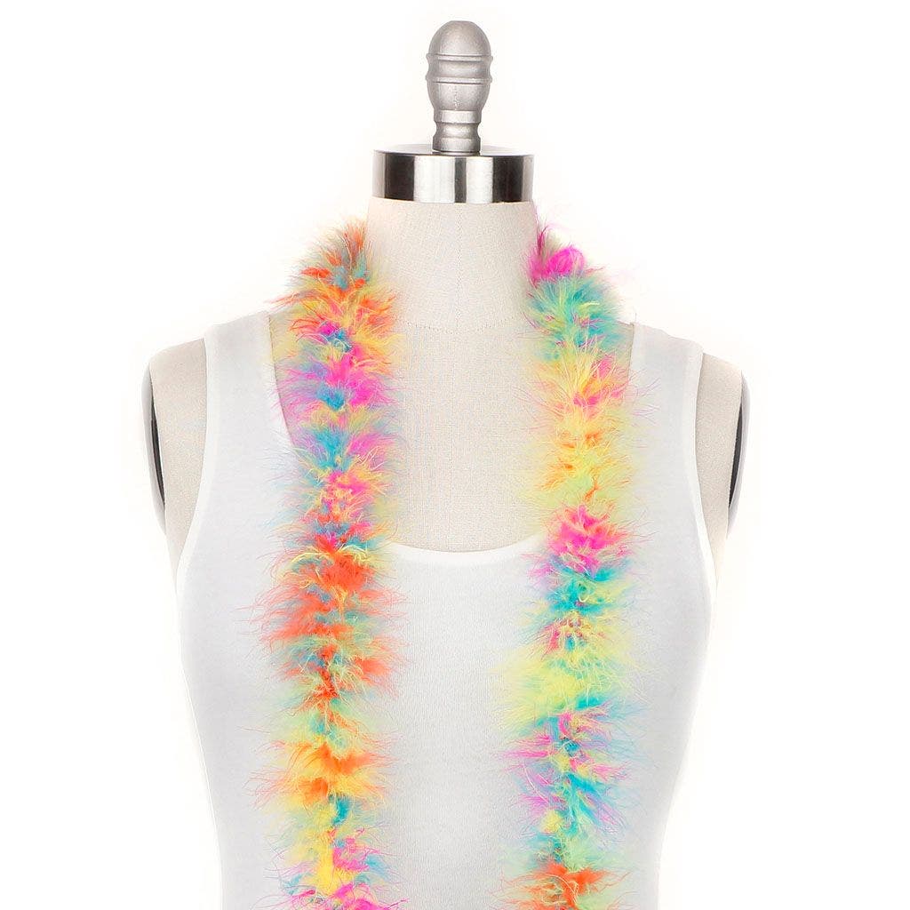 Marabou Feather Boa - Mediumweight - Hot Mix - Marabou Boa