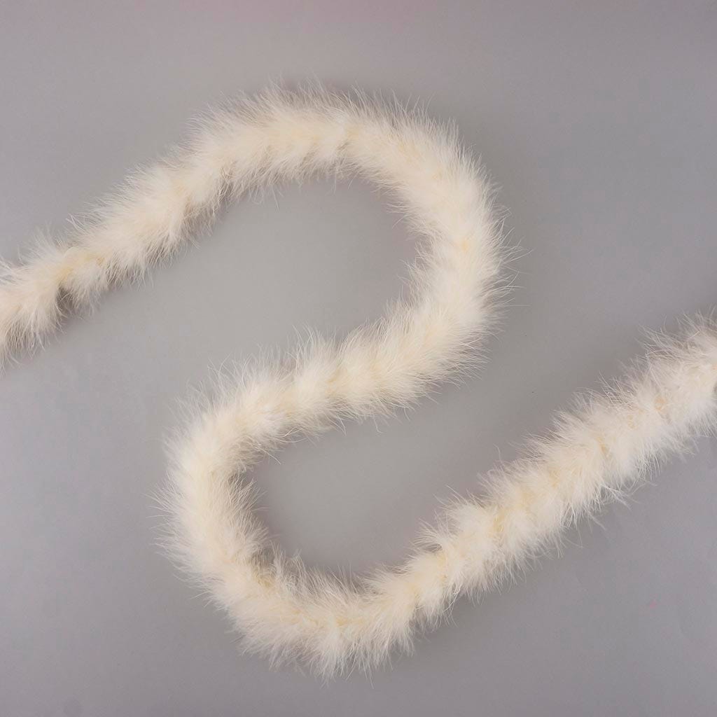 Marabou Feather Boa - Mediumweight - Ivory - Marabou Boa