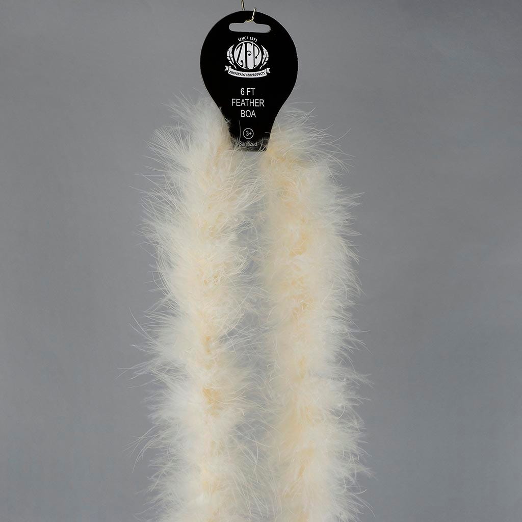 Marabou Feather Boa - Mediumweight - Ivory - Marabou Boa