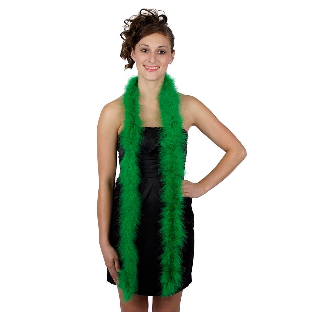 Marabou Feather Boa - Mediumweight - Kelly - Marabou Boa