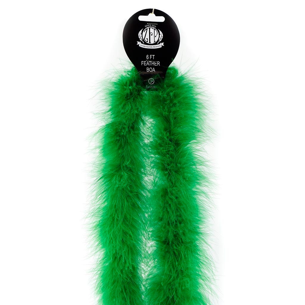 Marabou Feather Boa - Mediumweight - Kelly - Marabou Boa