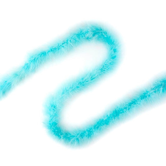 Marabou Feather Boa - Mediumweight - Light Turquoise - Marabou Boa