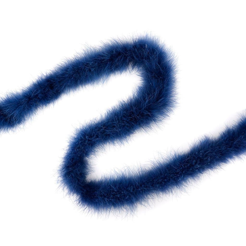 Marabou Feather Boa - Mediumweight - Navy - Marabou Boa