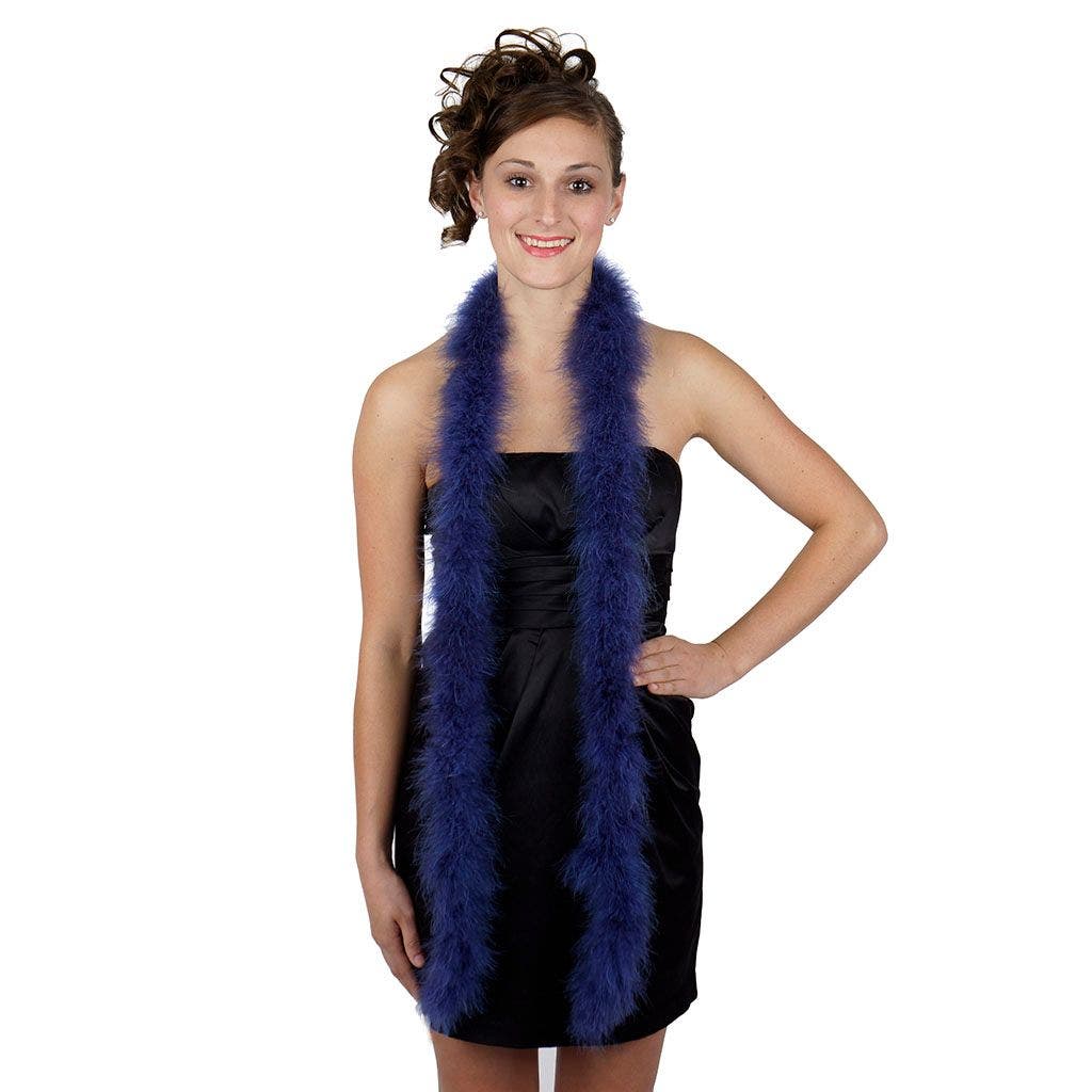 Marabou Feather Boa - Mediumweight - Navy - Marabou Boa