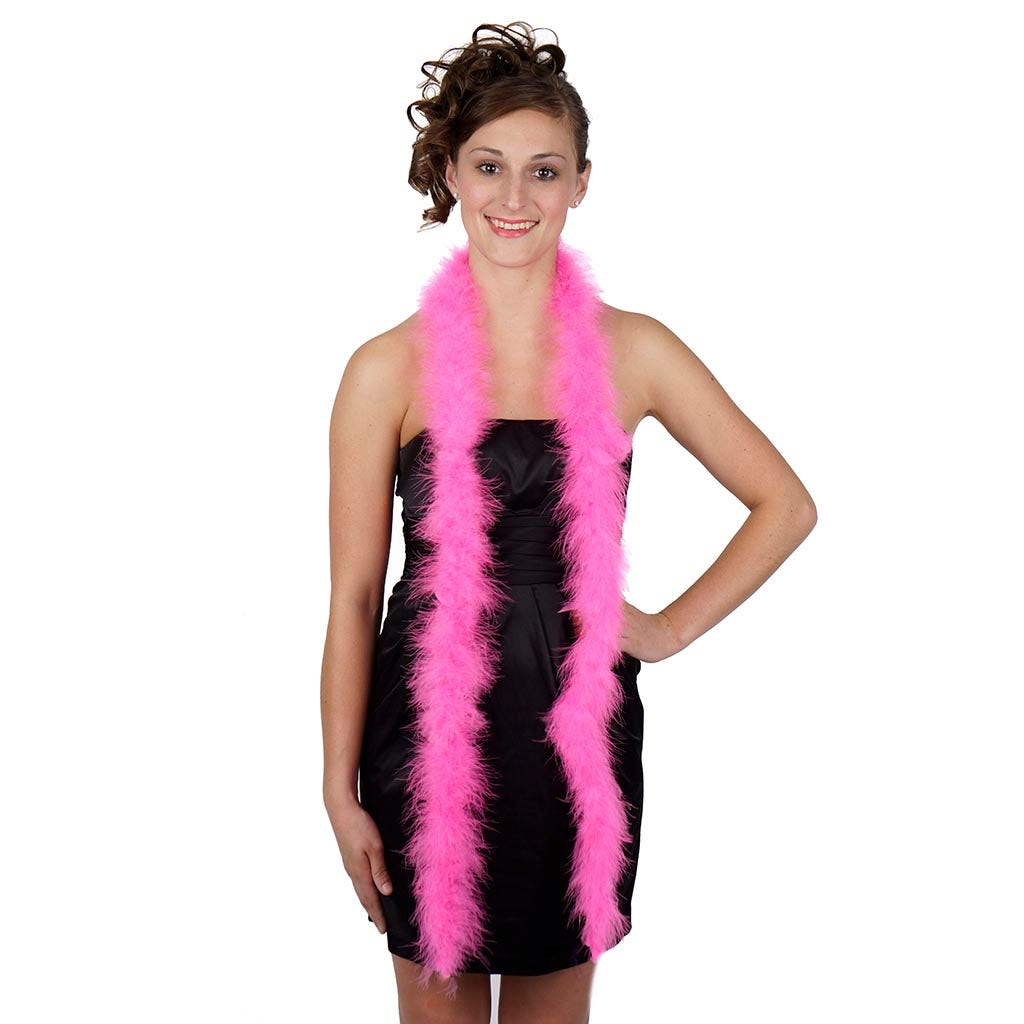 Marabou Feather Boa - Mediumweight - Pink Orient - Marabou Boa