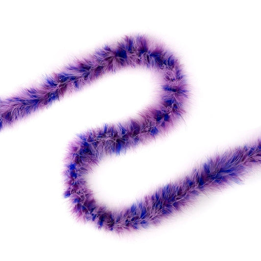 Marabou Feather Boa - Mediumweight - Purples Mix - Marabou Boa