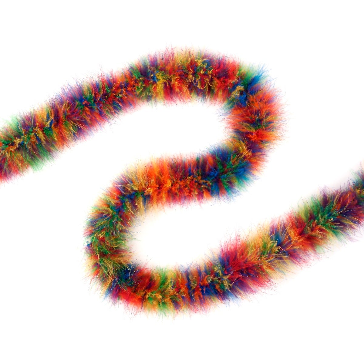 Marabou Feather Boa - Mediumweight - Rainbow Mix - Marabou Boa