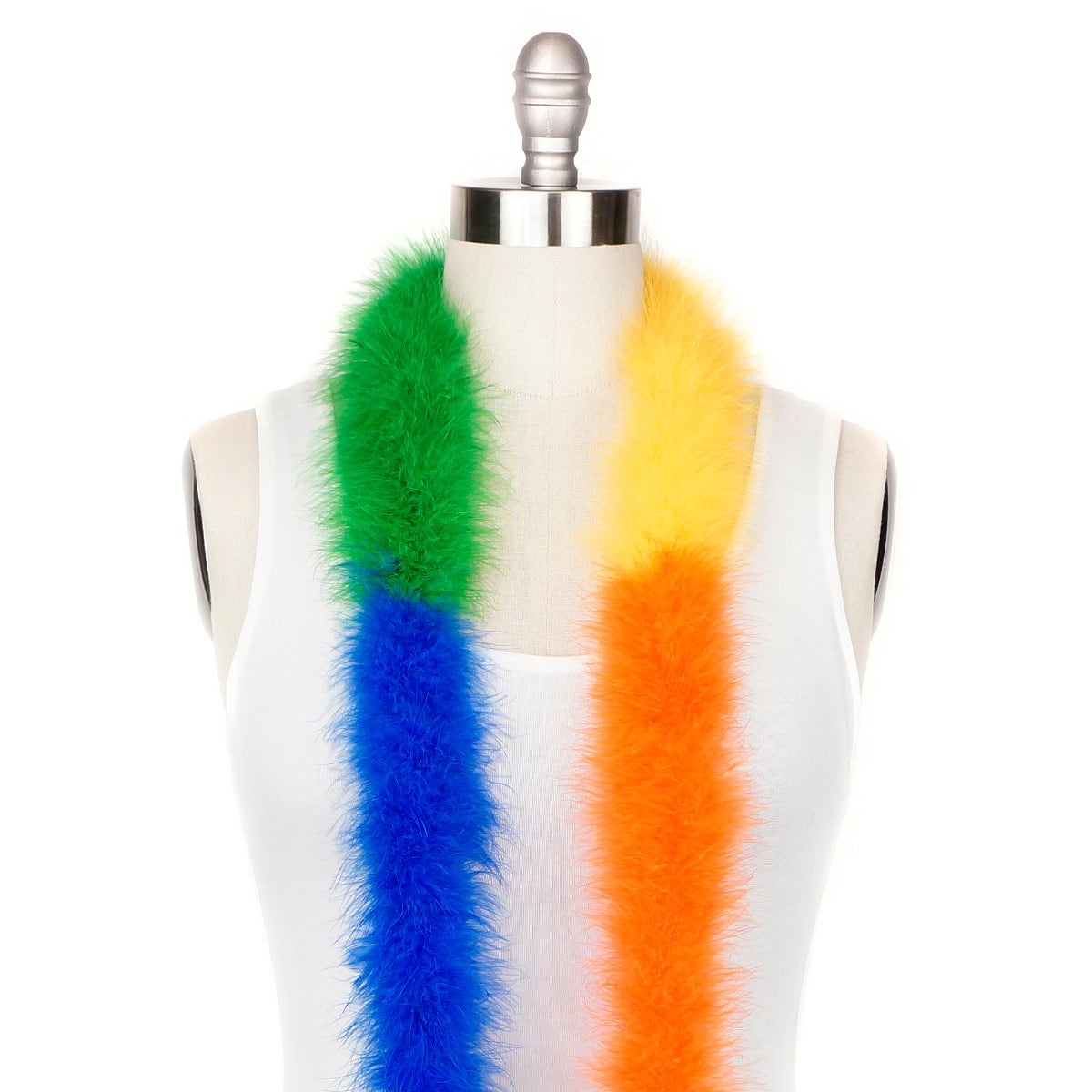 Marabou Feather Boa - Mediumweight - Rainbow Sectional - Marabou Boa