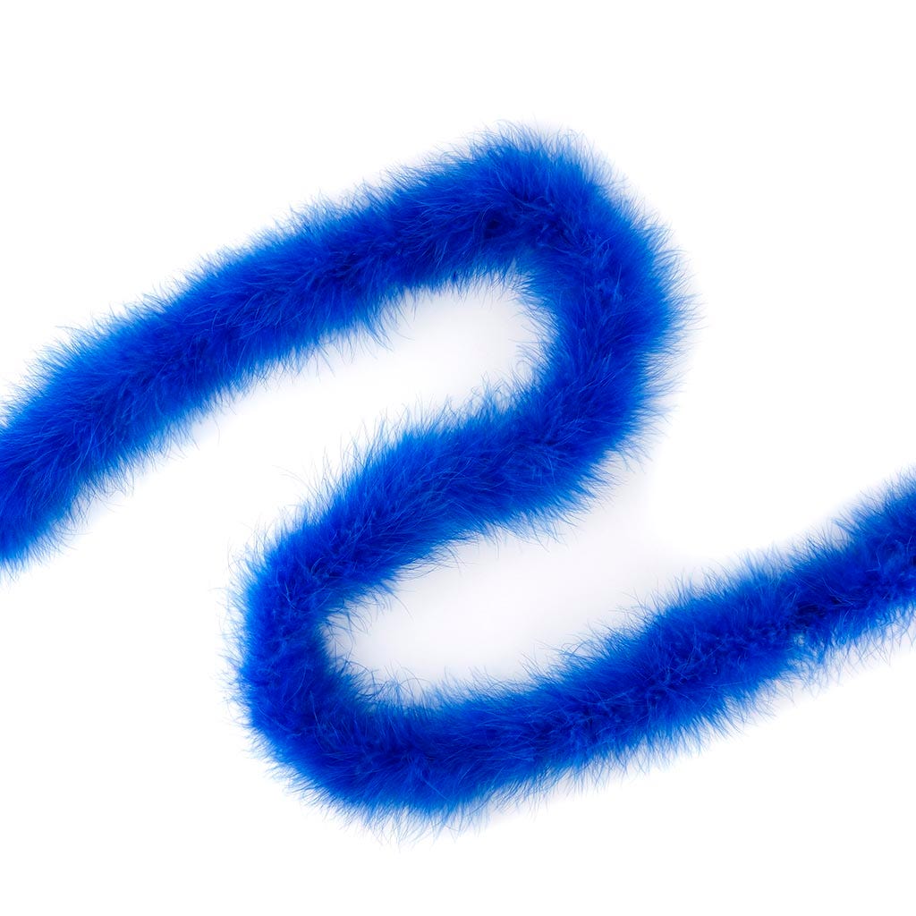 Marabou Feather Boa - Mediumweight - Royal - Marabou Boa