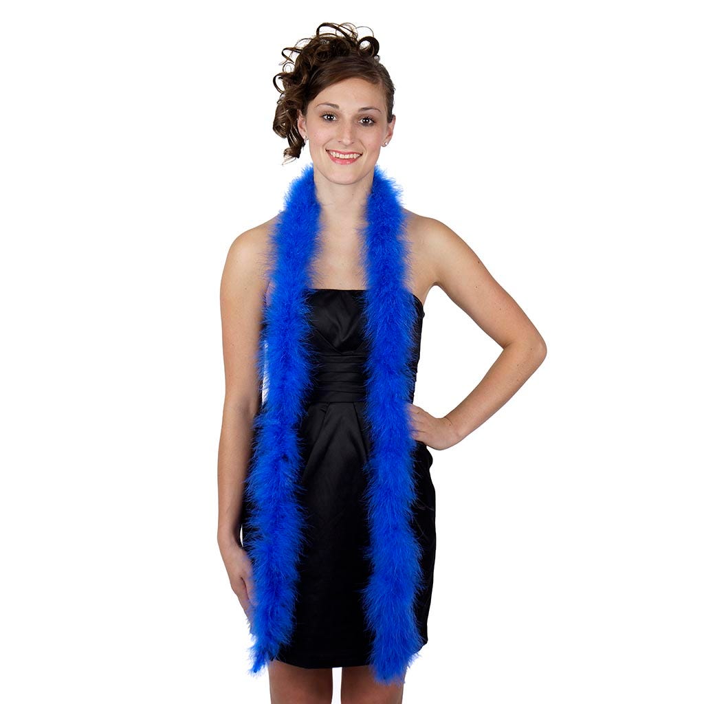 Marabou Feather Boa - Mediumweight - Royal - Marabou Boa