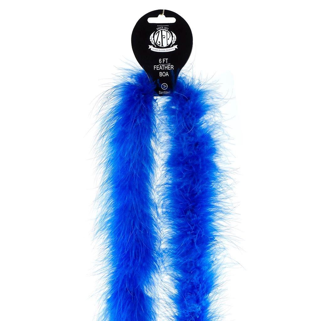 Marabou Feather Boa - Mediumweight - Royal - Marabou Boa