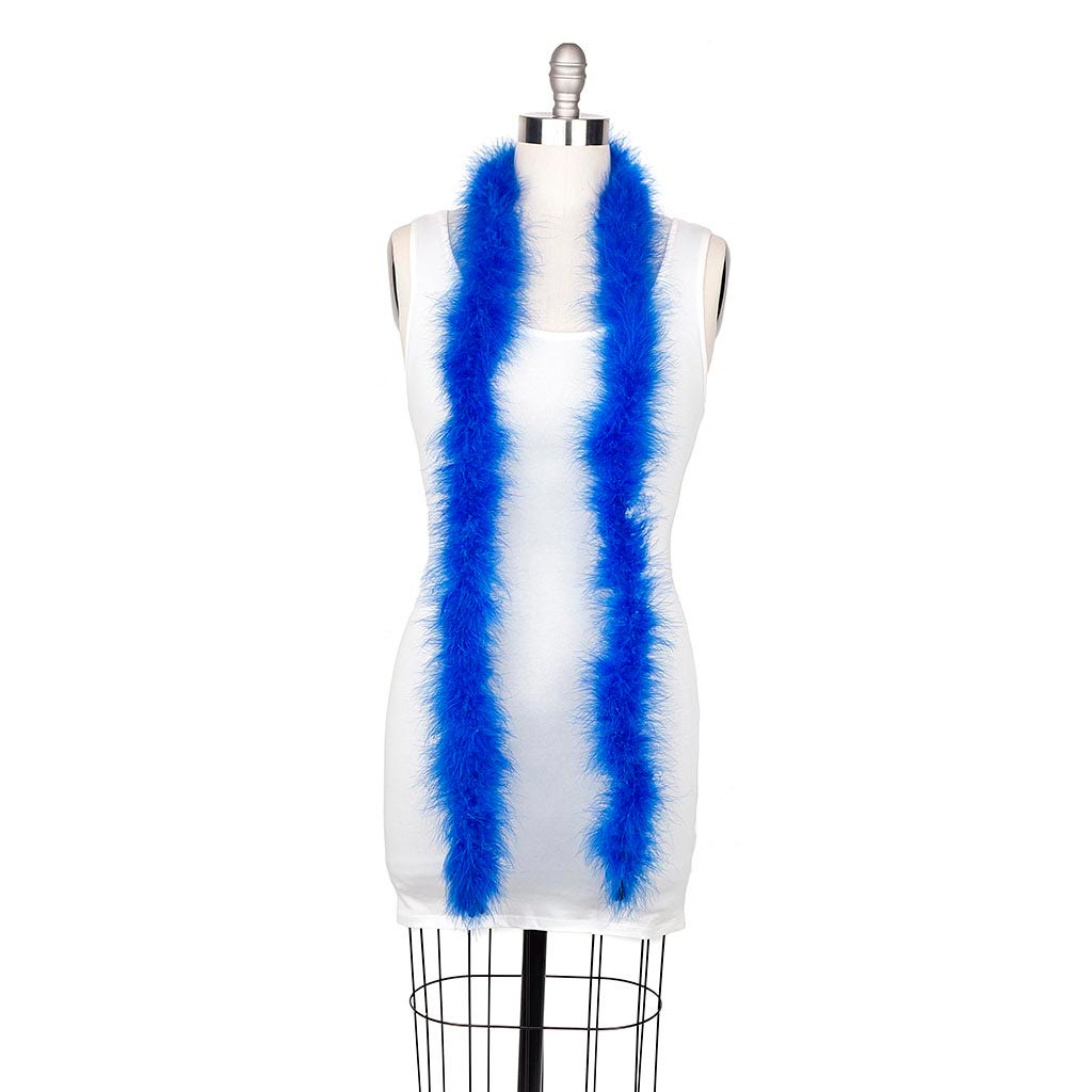 Marabou Feather Boa - Mediumweight - Royal - Marabou Boa