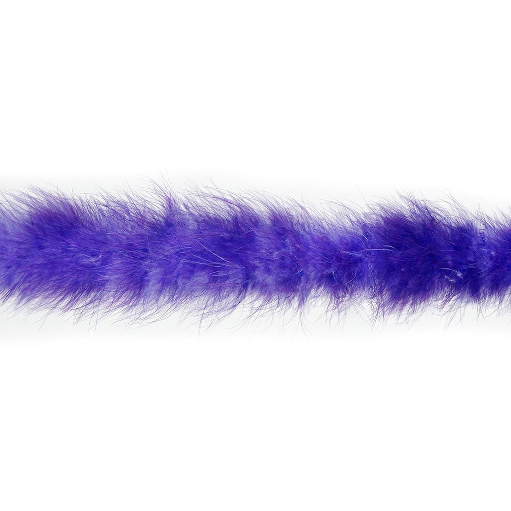 Marabou Feather Boa - Mediumweight - Tipped - Violet/Regal - Marabou Boa