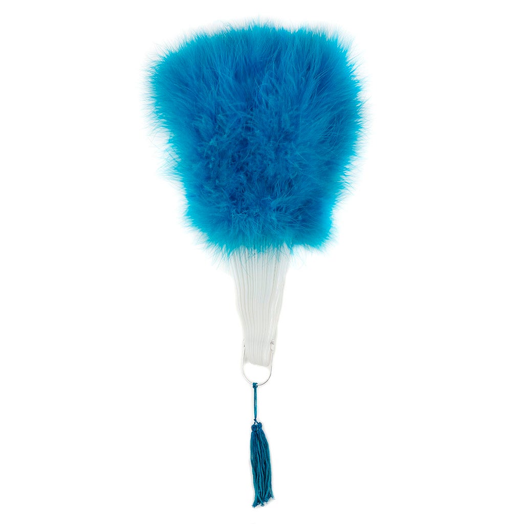 Marabou Feather Fan - Dark Turquoise - Feathers