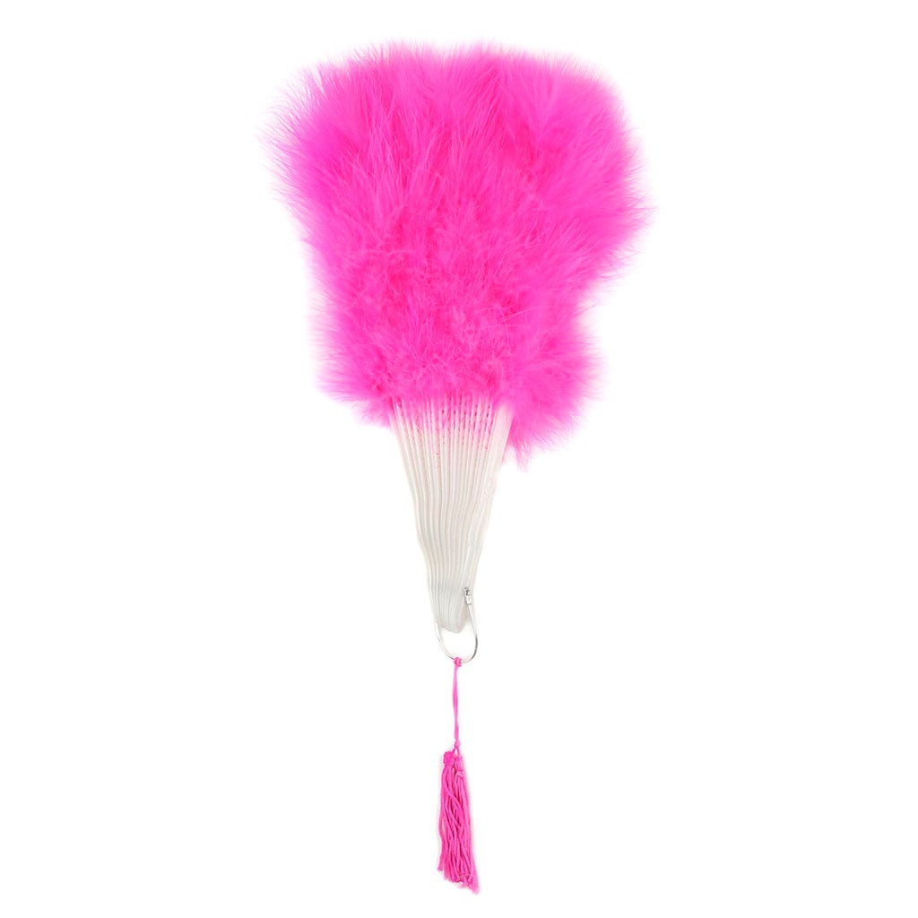 Marabou Feather Fan - Pink Orient - Feathers