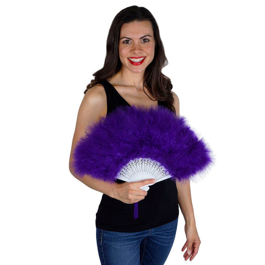 Marabou Feather Fan - Regal - Feathers