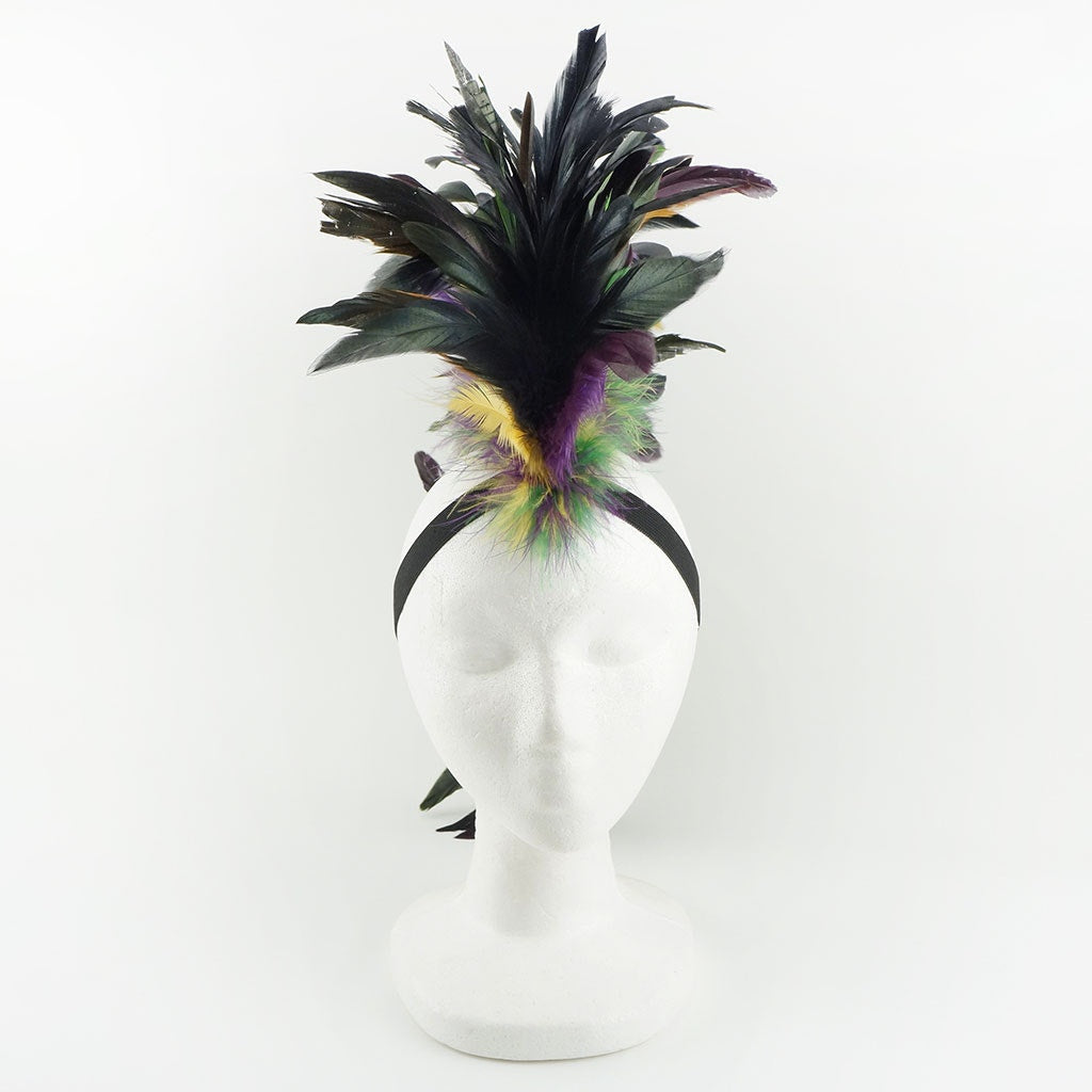 Mardi Gras Feather Mohawk - Feathers