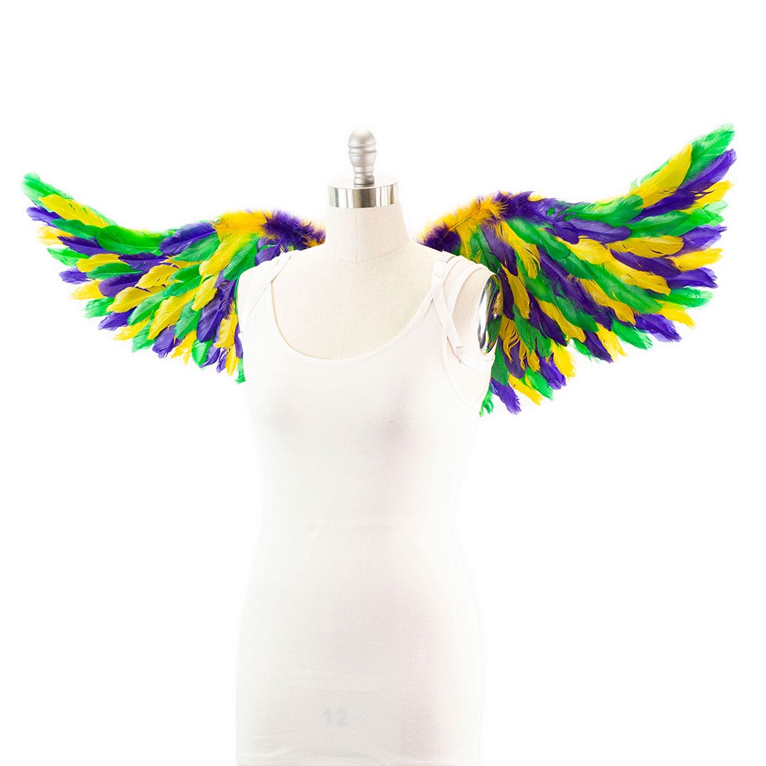 Mardigras Wings - Feathers