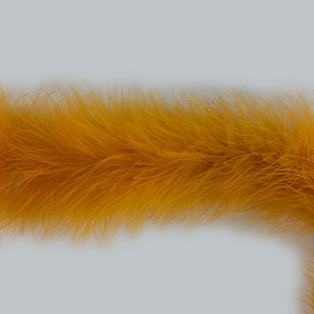 Full Marabou Feather Boa - Marigold