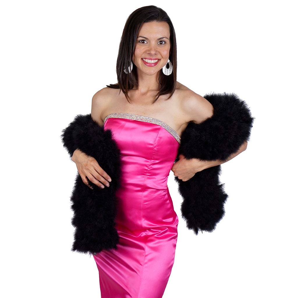 Marilyn Feather Boa - Black - Marabou Boa