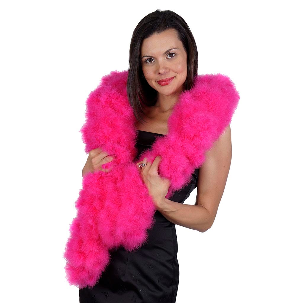 Marilyn Feather Boa - Shocking Pink - Marabou Boa