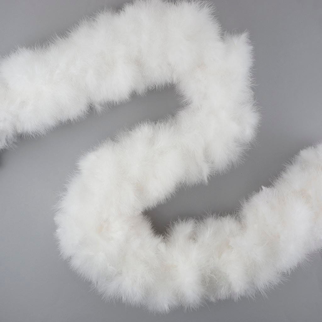 Marilyn Feather Boa - White - Marabou Boa