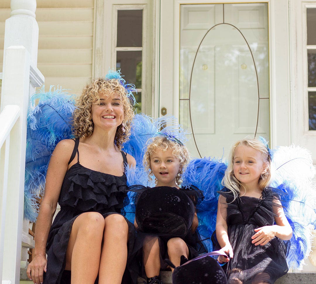 Medium Bluebird Costume Wings - Feathers