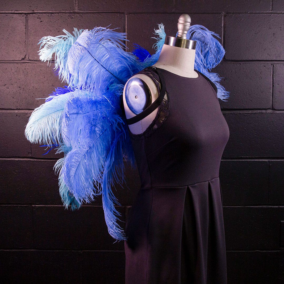 Medium Bluebird Costume Wings - Feathers