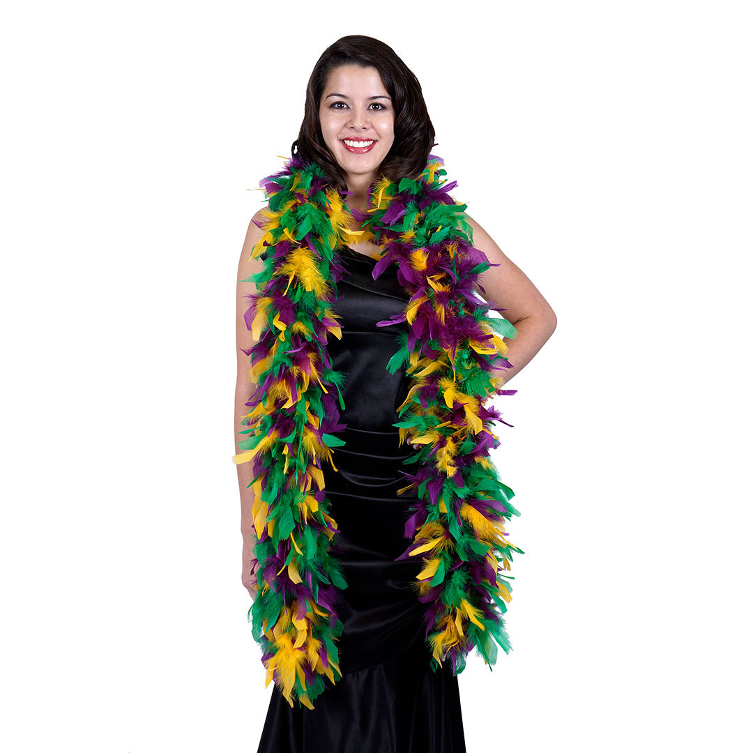 Multicolor Feather Boa - Heavyweight Chandelle - Feather Boas