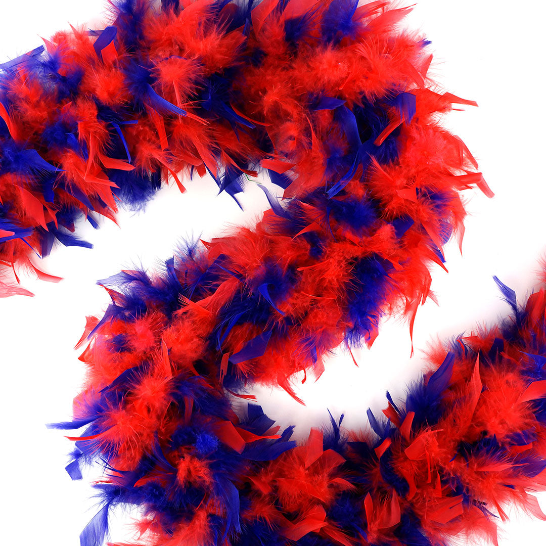 Multicolor Feather Boa - Heavyweight Chandelle - Feather Boas