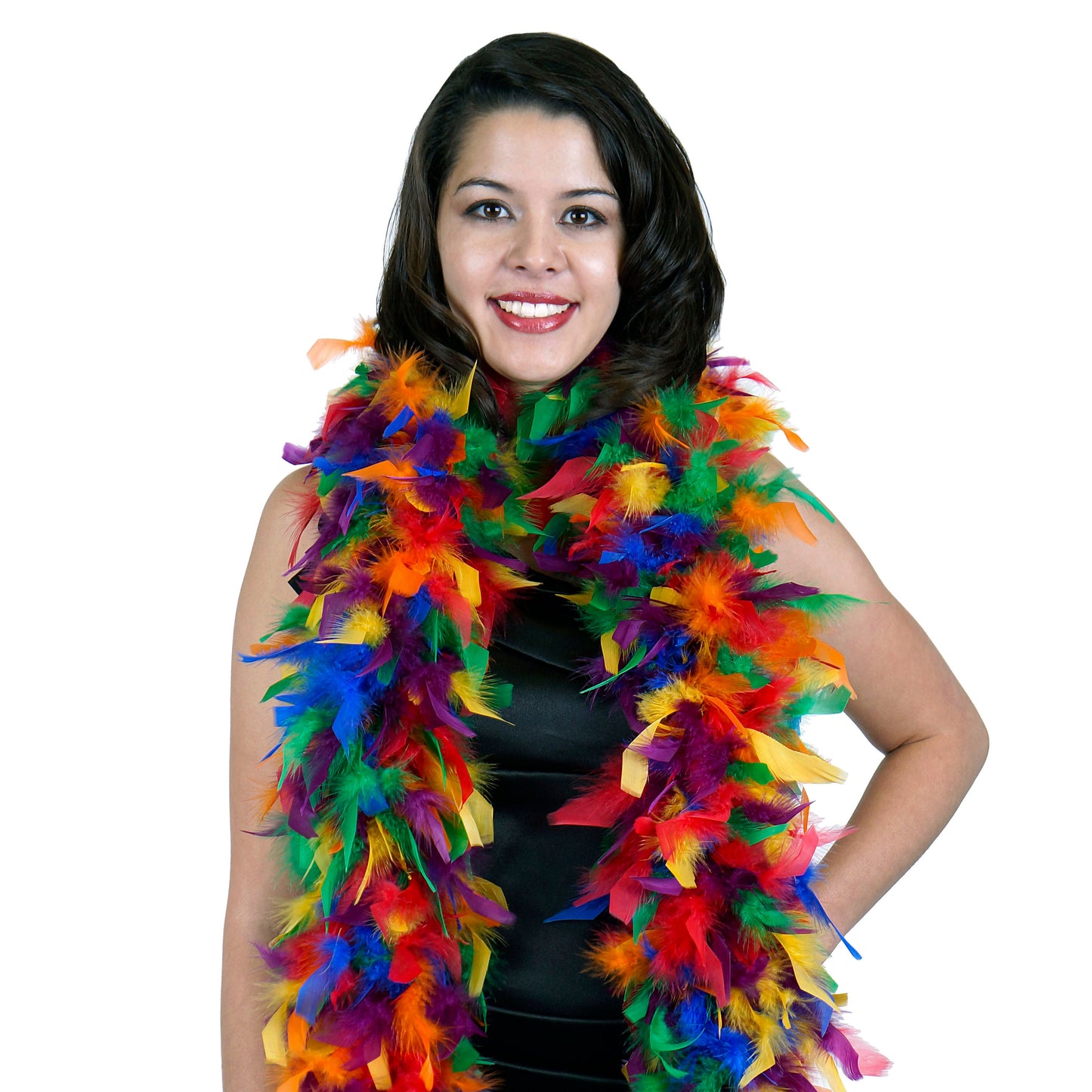 Multicolor Feather Boa - Heavyweight Chandelle - Feather Boas