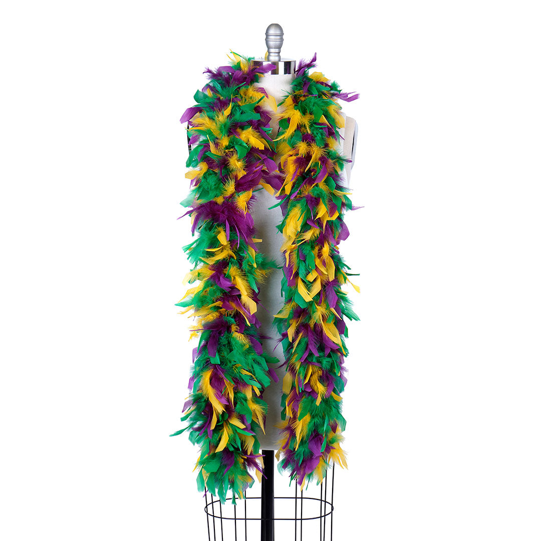 Multicolor Feather Boa - Heavyweight Chandelle - Feather Boas