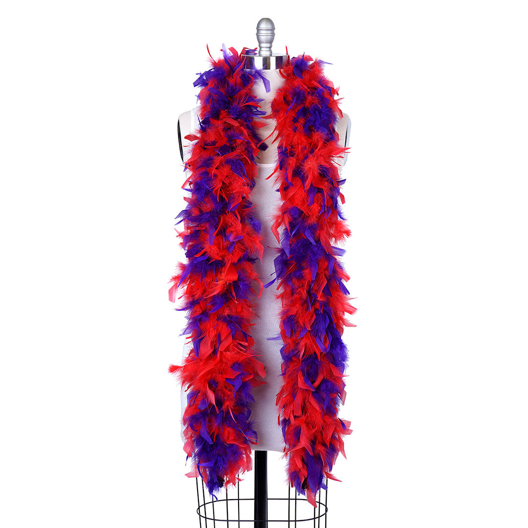 Multicolor Feather Boa - Heavyweight Chandelle - Feather Boas