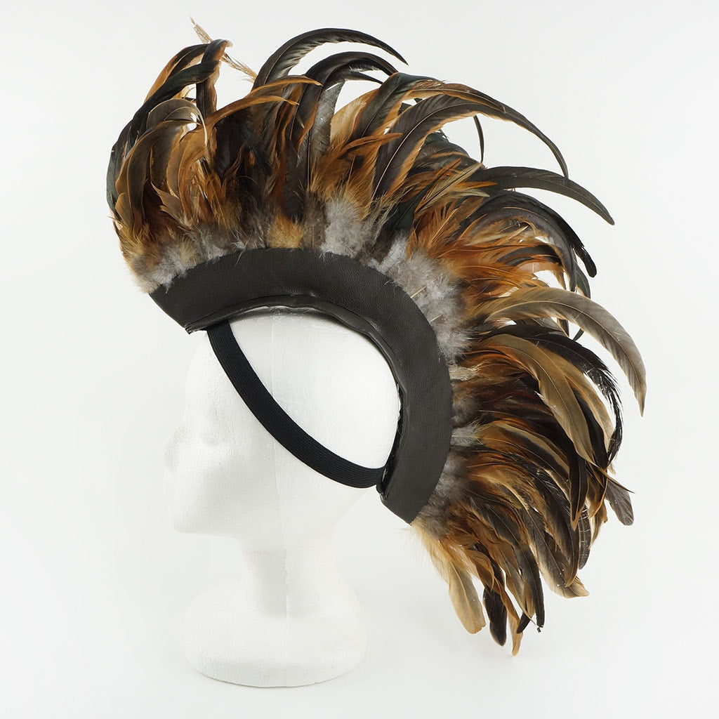 Natural Coque Feather Mohawk - Feathers