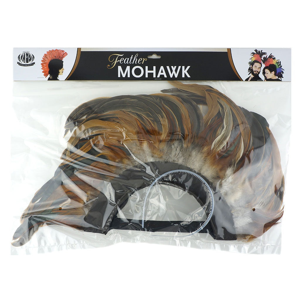 Natural Coque Feather Mohawk - Feathers