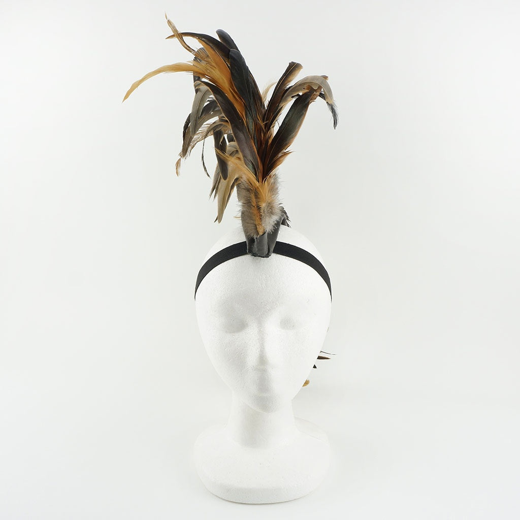 Natural Coque Feather Mohawk - Feathers