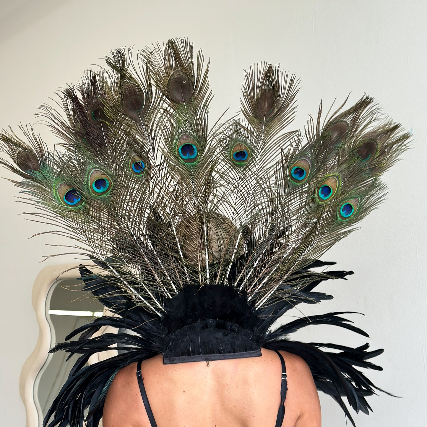 Peacock Empress Feather Collar