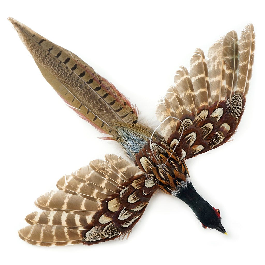 Natural Pheasant Bird Feather Ornament