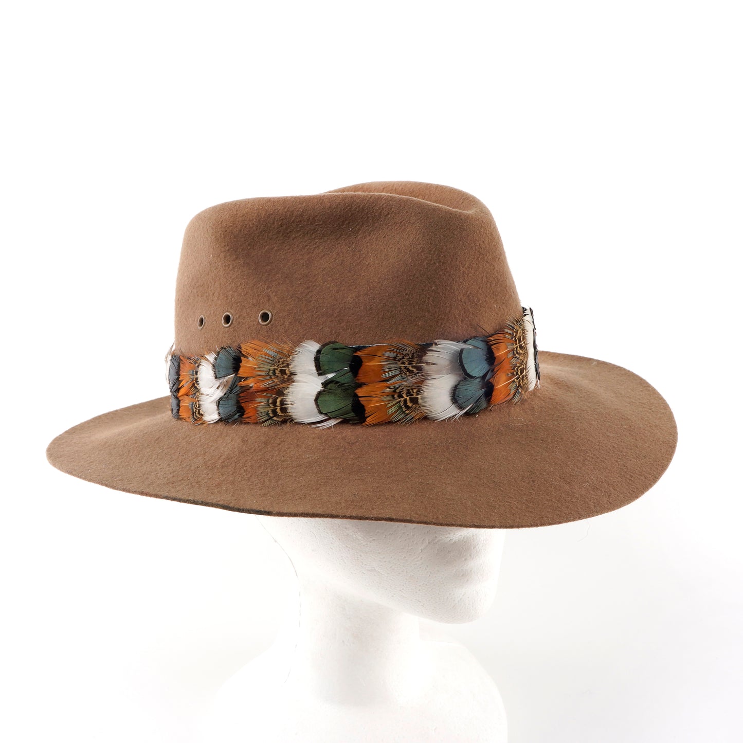 Natural Ringneck and Lady Amherst Pheasant Feather Tape 1.5 inch 3yd Rol