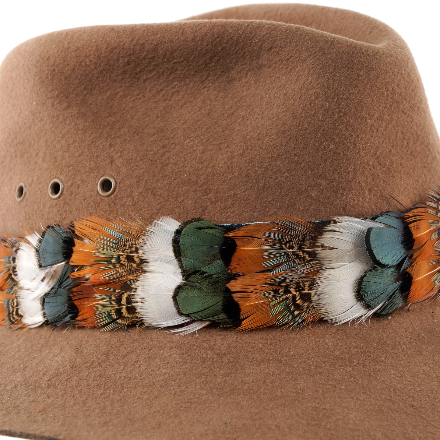 Natural Ringneck and Lady Amherst Pheasant Feather Tape 1.5 inch 3yd Rol