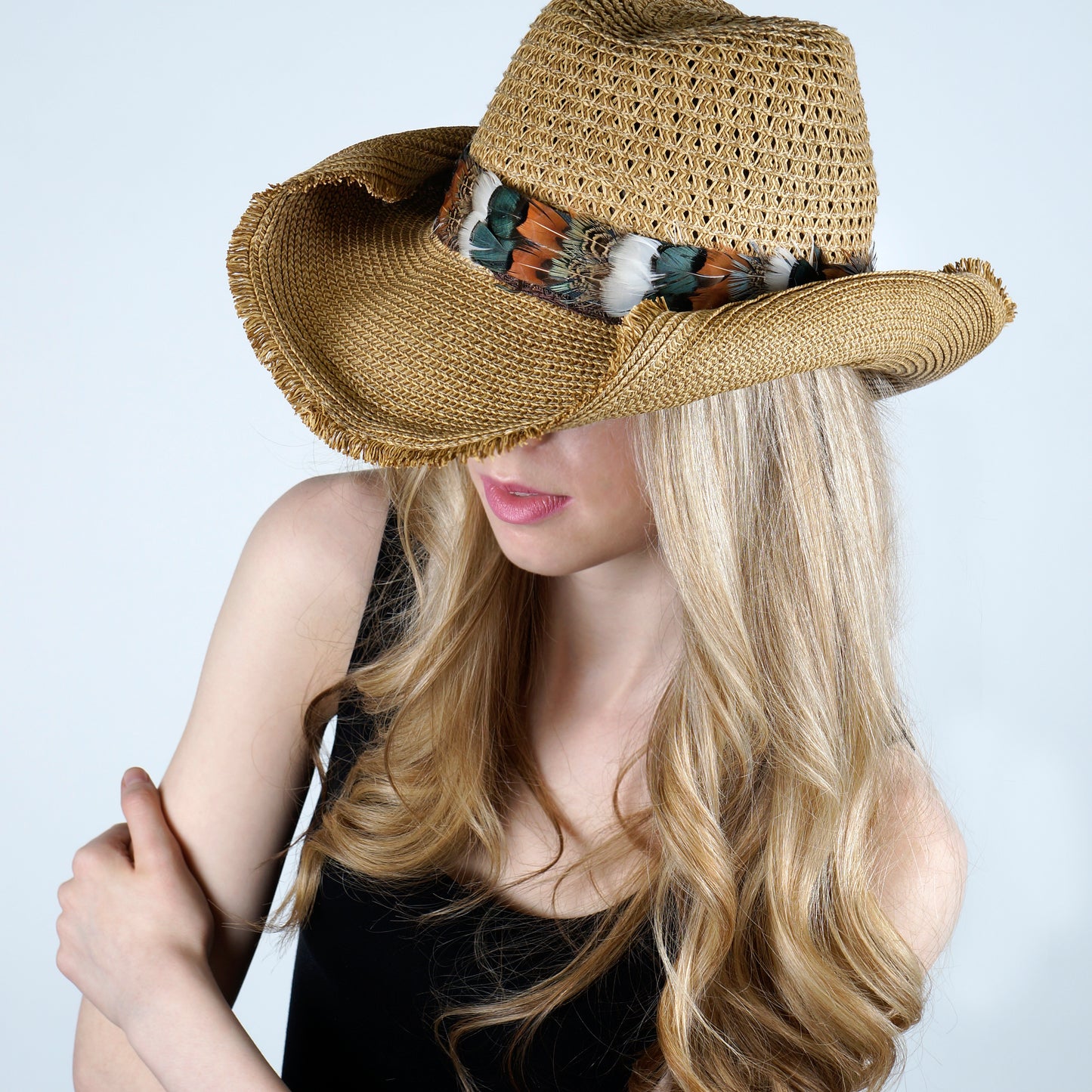 Natural Ringneck and Lady Amherst Pheasant Feather Tape 1.5 inch 3yd Rol